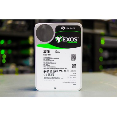 Жесткий диск Seagate Exos X20 SATA 6Gb/s 20TB 256Mb 7200rpm ST20000NM007D